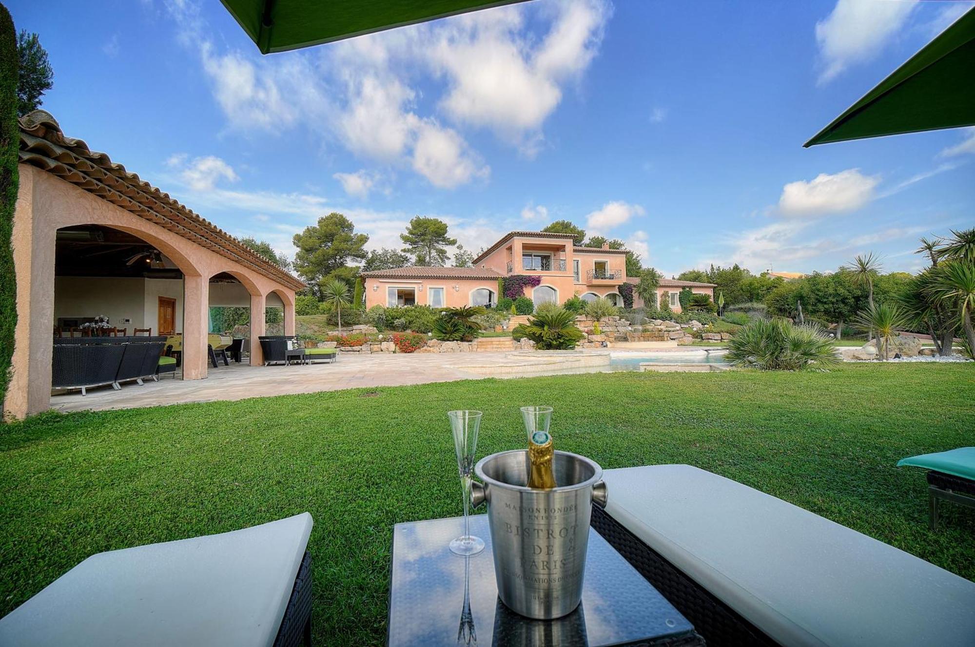 "Au Havre De Paix" 5 Etoiles Prestige Jacuzzi, Hammam, Sauna, Piscine Chauffee Mougins Cannes Grasse Dış mekan fotoğraf