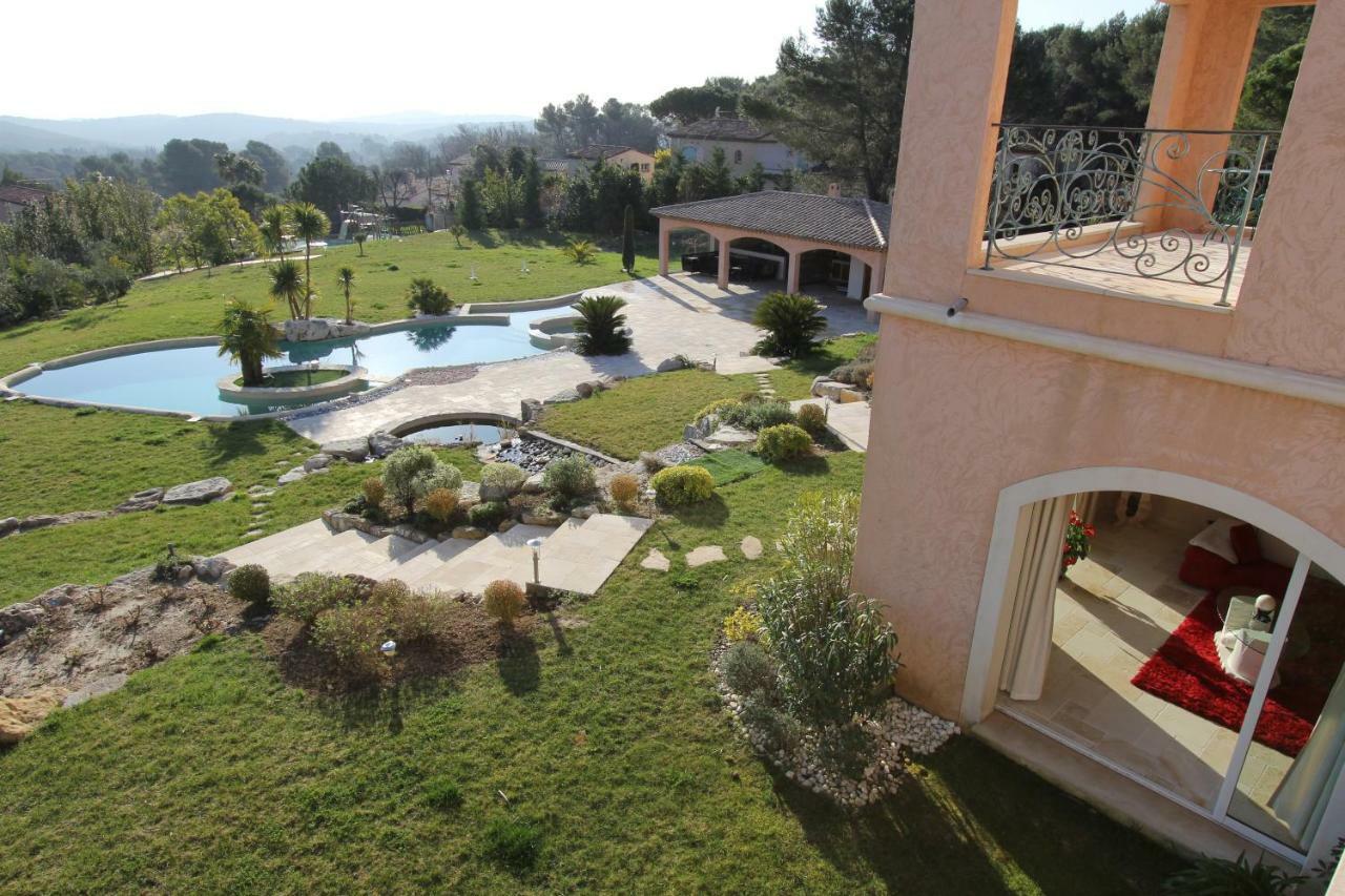 "Au Havre De Paix" 5 Etoiles Prestige Jacuzzi, Hammam, Sauna, Piscine Chauffee Mougins Cannes Grasse Dış mekan fotoğraf